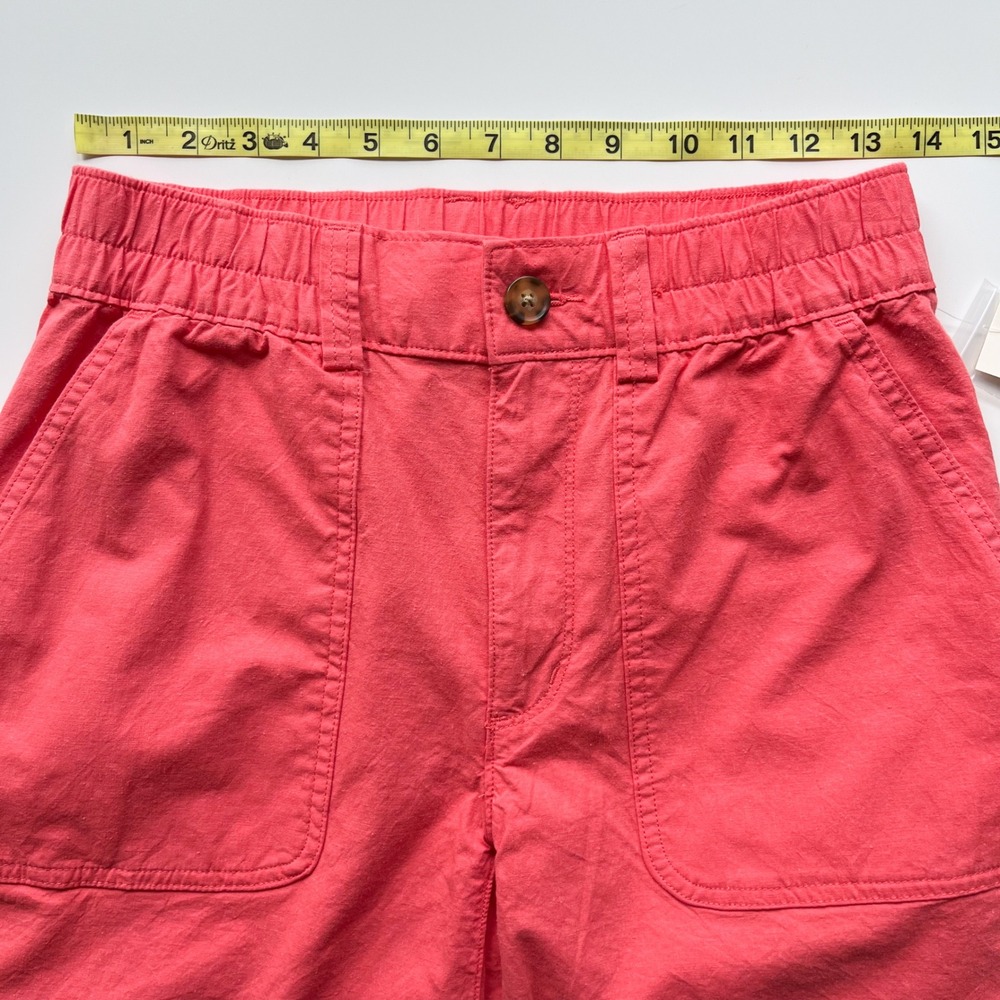 NEW Duluth Trading Co Cotton Hemp 7" Shorts Womens 2 Coral - Picture 4 of 8